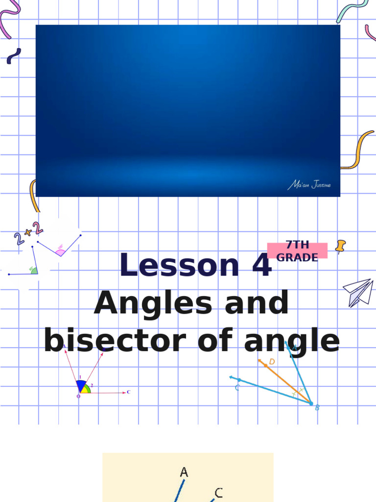 L7.L4. Angles and Bisector of An Angle | PDF | Angle | Geometry