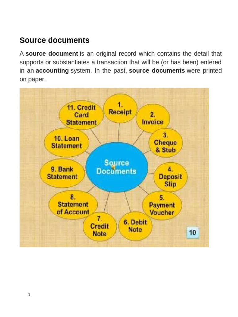 Understanding Source Documents in Accounting | PDF | Invoice | Cheque