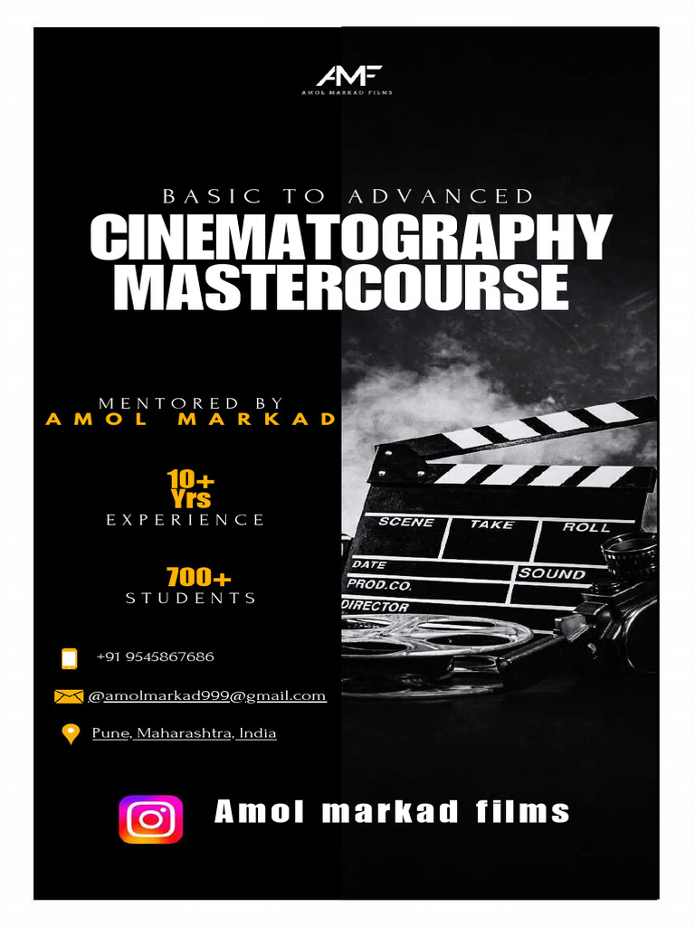 Amf Course November | PDF | Cinematography | Video
