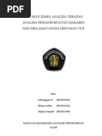 Download Kimia Analisa Terapan - Pemanis 3 by Hidayat Akbar SN95000554 doc pdf