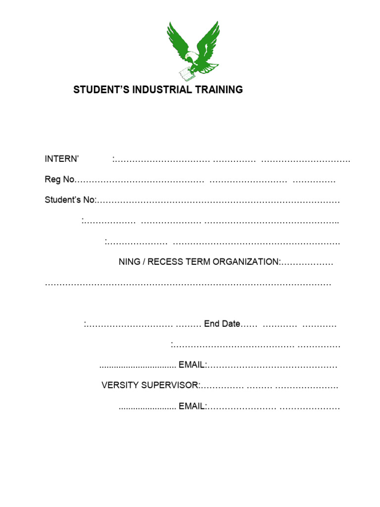 Agriculture Industrial Training Logbook | PDF