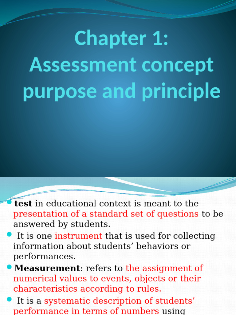 Understanding Educational Assessment Principles | PDF | Educational ...
