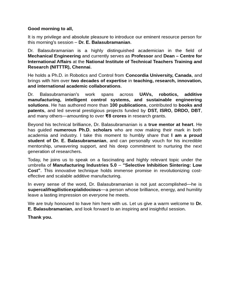 DR Bala | PDF