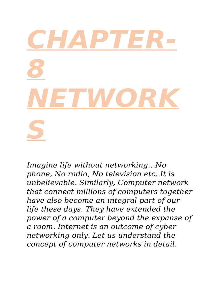 About Networking in Computer | PDF | Computer Network | Ethernet