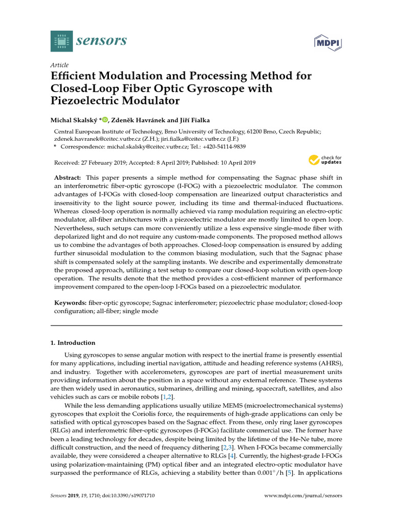 Ef Cient Modulation and Processing Method For | PDF | Fiber Optic ...