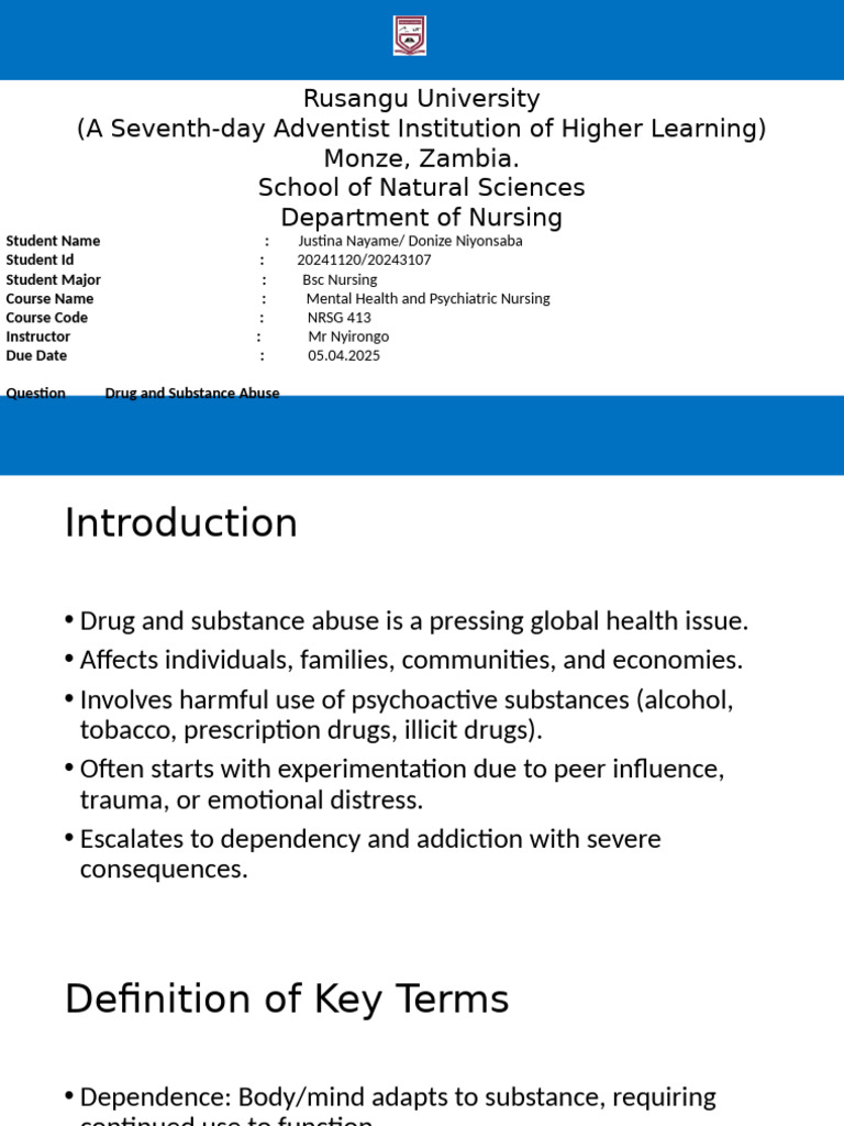 Understanding Drug Abuse Causes and Solutions | PDF | Substance Abuse ...