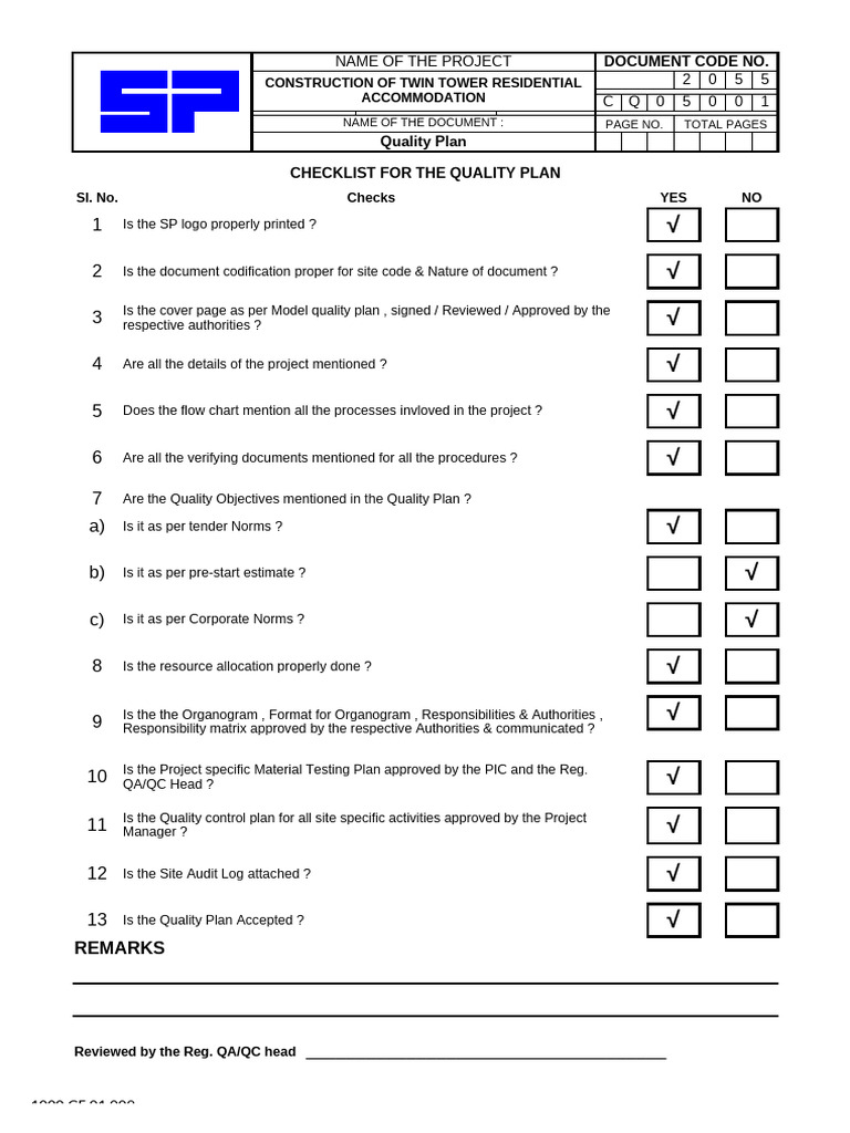 Q Checklist | PDF | Materials | Building Materials