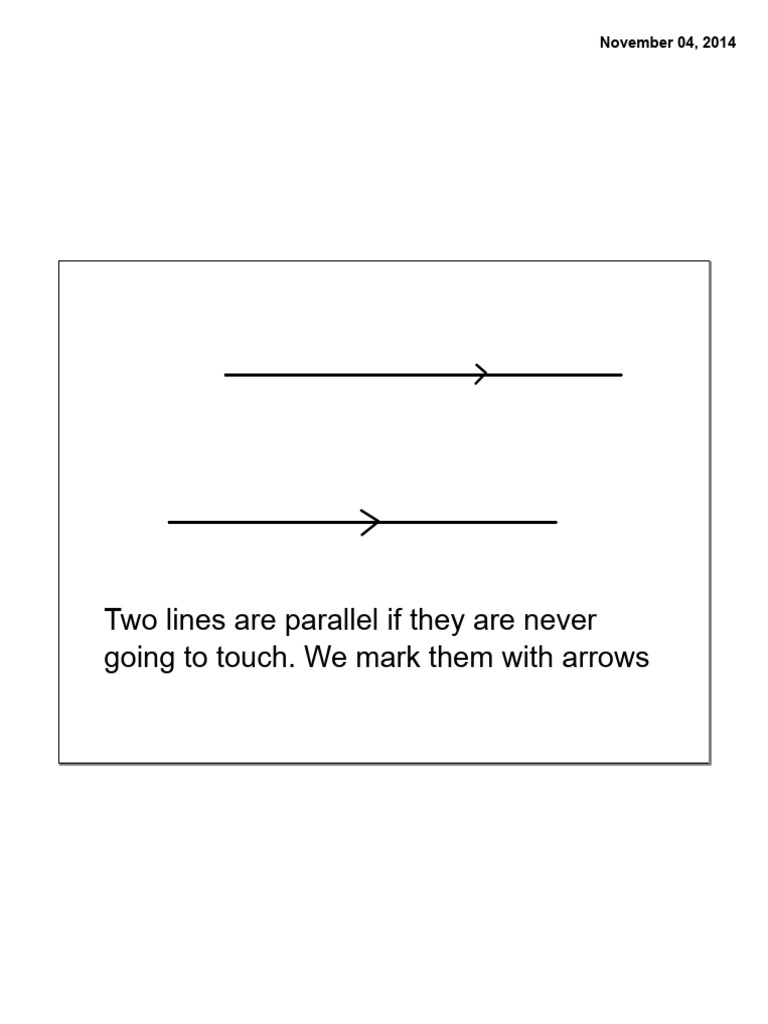 8.1 Parallel Line Rules | PDF