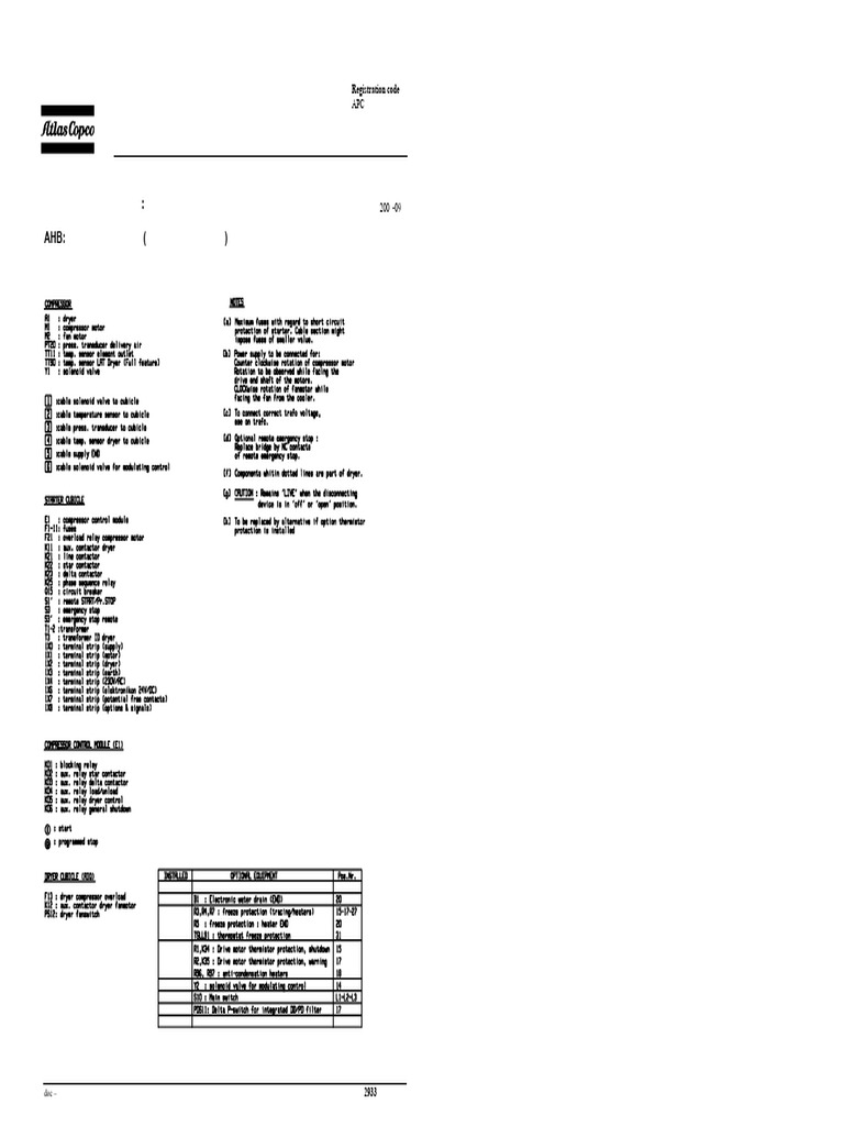 Electrical Diagram For GA 11 30 C Pack PDF