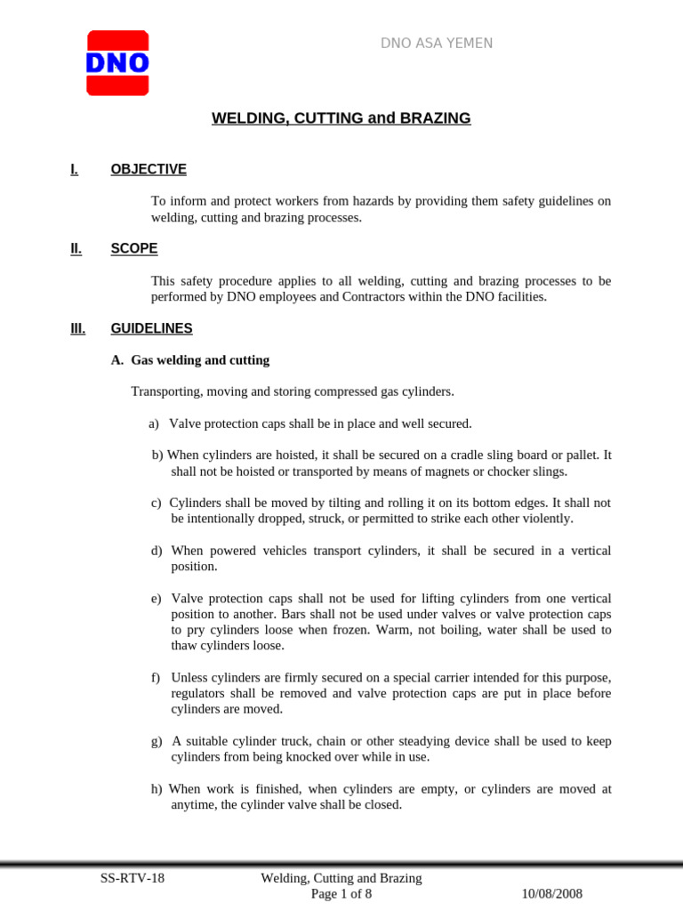 Ss-rtv-18 Welding, Cutting and Brazing | PDF | Welding | Construction