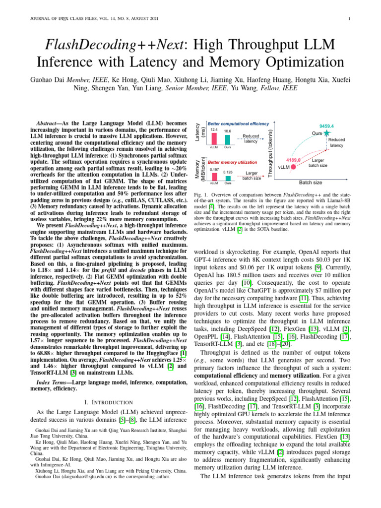 High-Throughput LLM Inference Optimization | PDF | Parallel Computing ...
