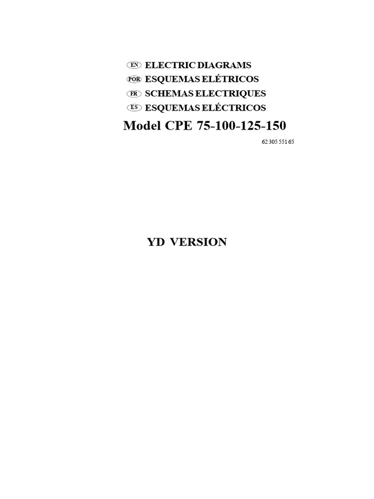 Electric Diagrams for CPE Models | PDF