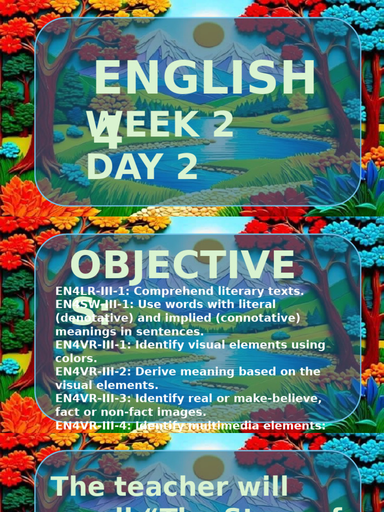 Week 2 Day 2: Understanding Visual Elements | PDF