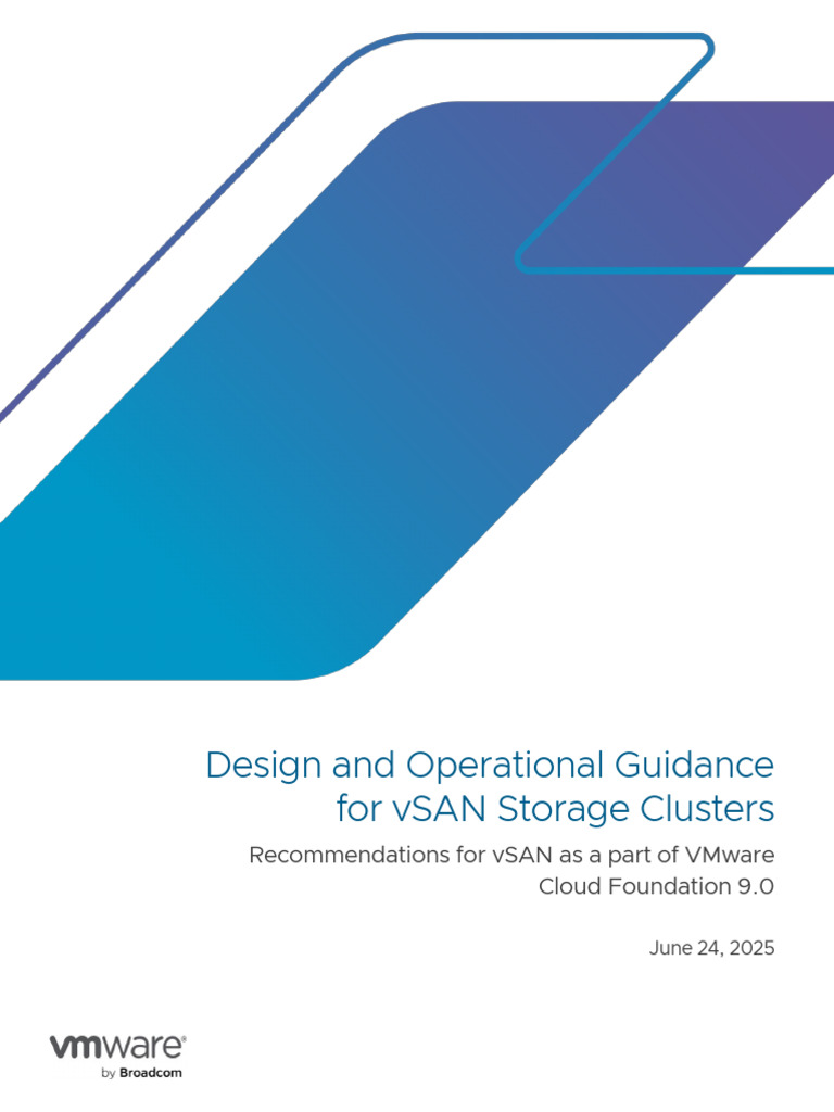 VMW Vsan Storage Clusters Design and Operations | PDF | Computer ...