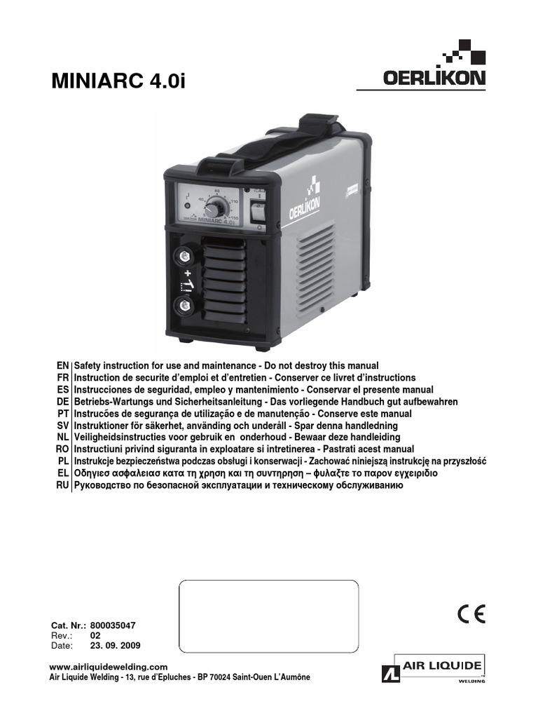 Safety and Maintenance Instructions | PDF | Welding | Construction