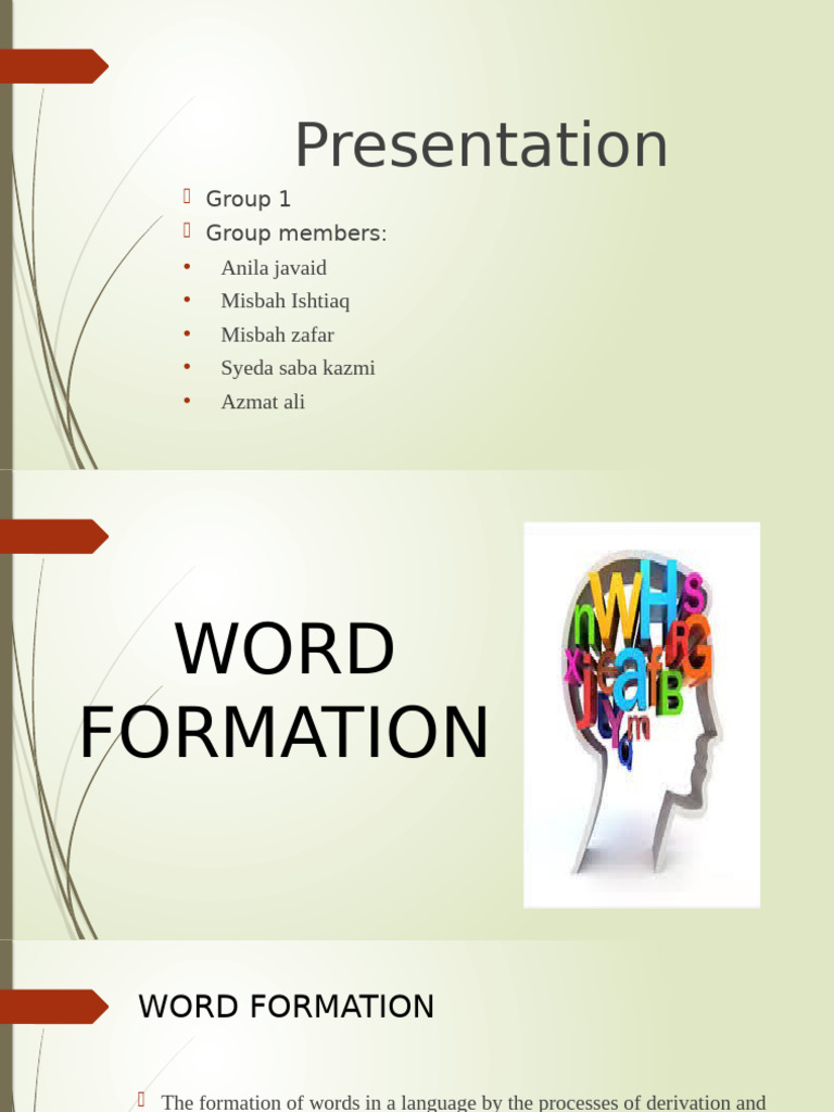 Understanding Word Formation Processes | PDF | Word | Acronym