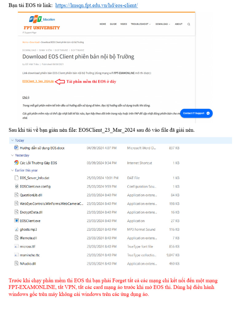 Hướng Dẫn Sử Dụng EOS | PDF