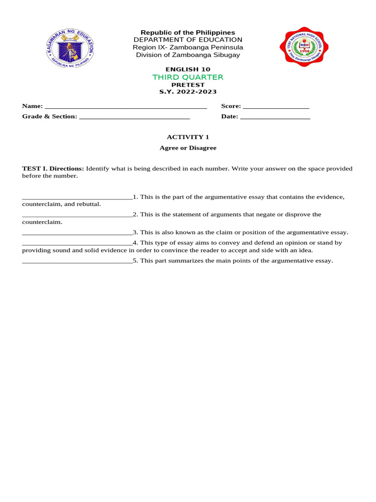 Third Quarter | PDF