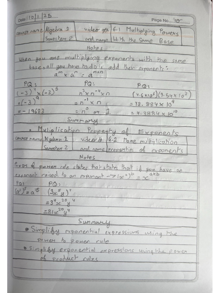 Unit 6 Notes | PDF