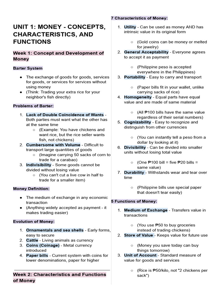 Money Concepts and Functions Explained | PDF | Money | Money Supply