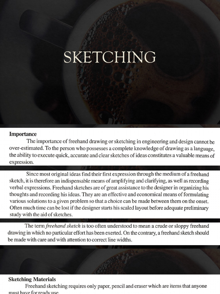 Sketching | PDF
