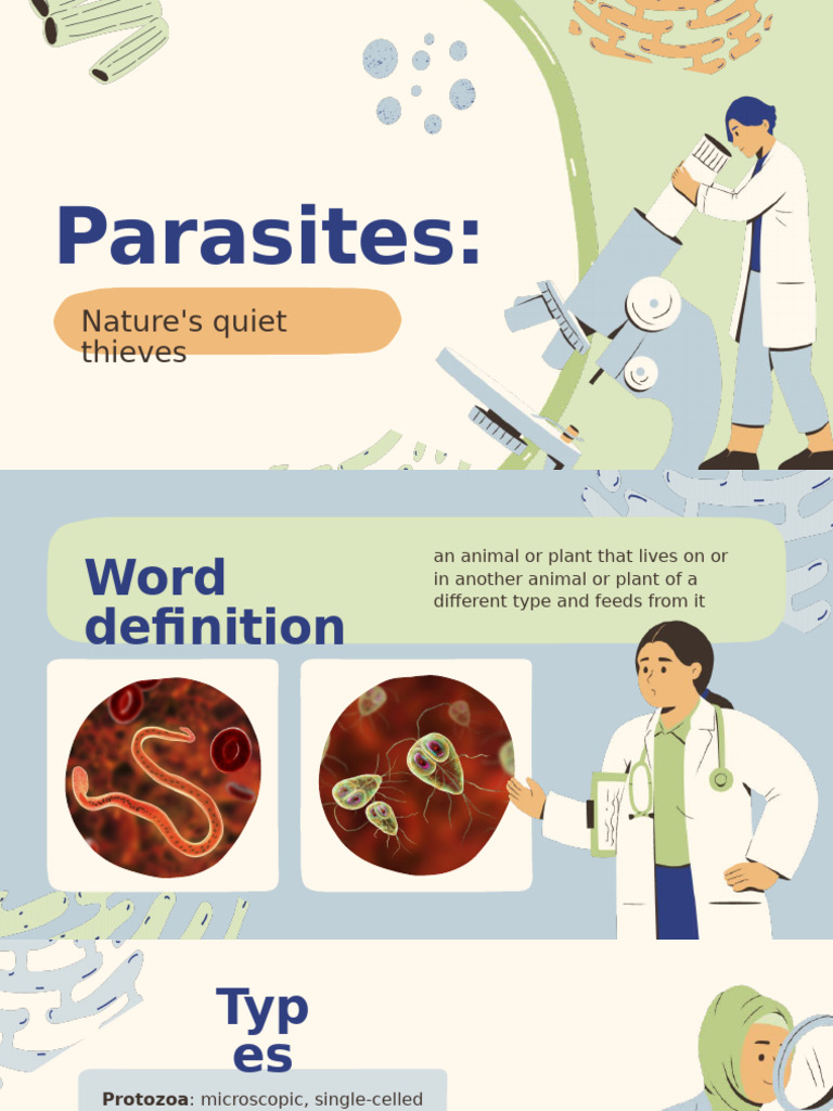 Understanding Parasites: Types and Effects | PDF