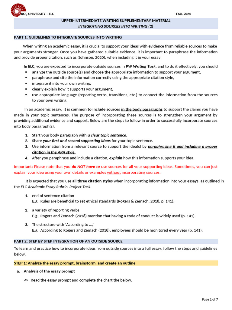 Integrating Sources in Academic Writing | PDF | Privacy | Internet Privacy