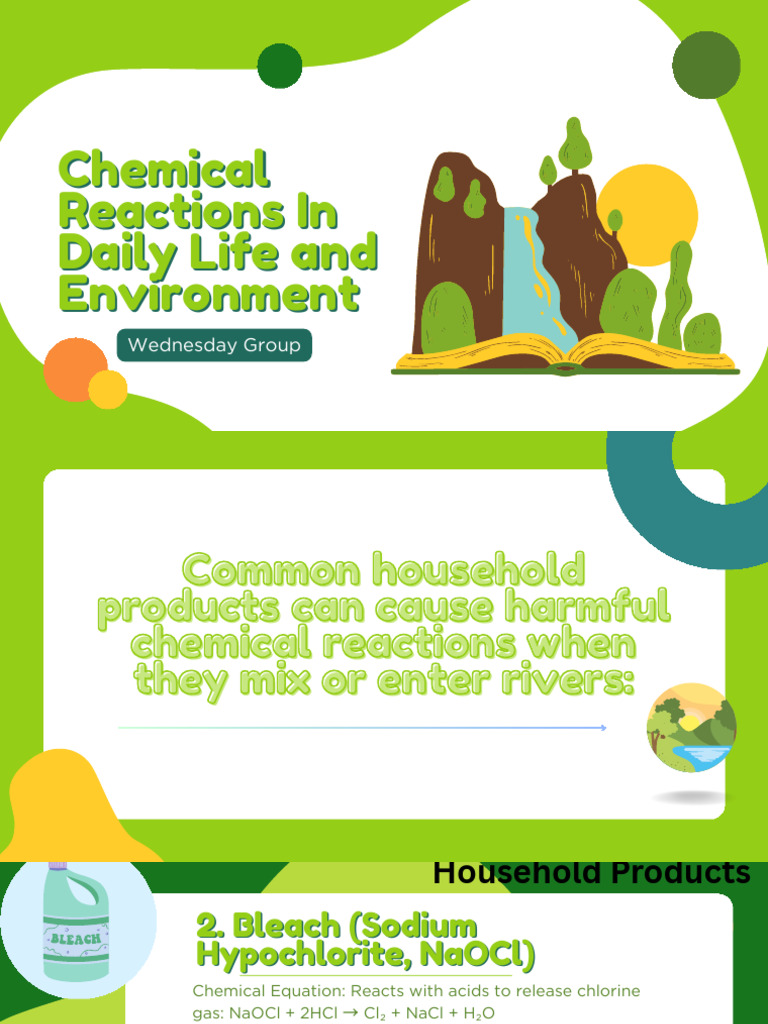 Household Chemicals and Environmental Impact | PDF | Bleach | Chlorine