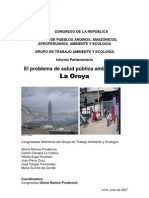 160707 Informe La Salud Publica en La Oroya