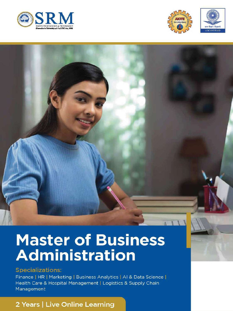 SRM Mba Brochure | PDF