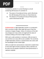 LDR Sensor Module Datasheet | PDF | Electrical Resistance And ...