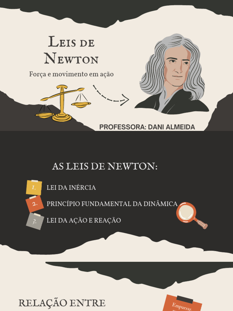 Leis de Newton: Força e Movimento | PDF | Leis do Movimento de Newton ...