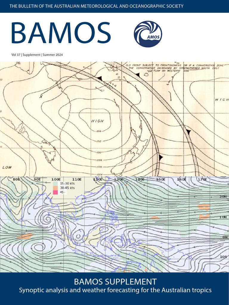 Synoptic Analysis and Weather Forecasting For The Australian Tropics An ...