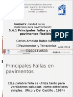 Fallas en Pavimentos Flexibles
