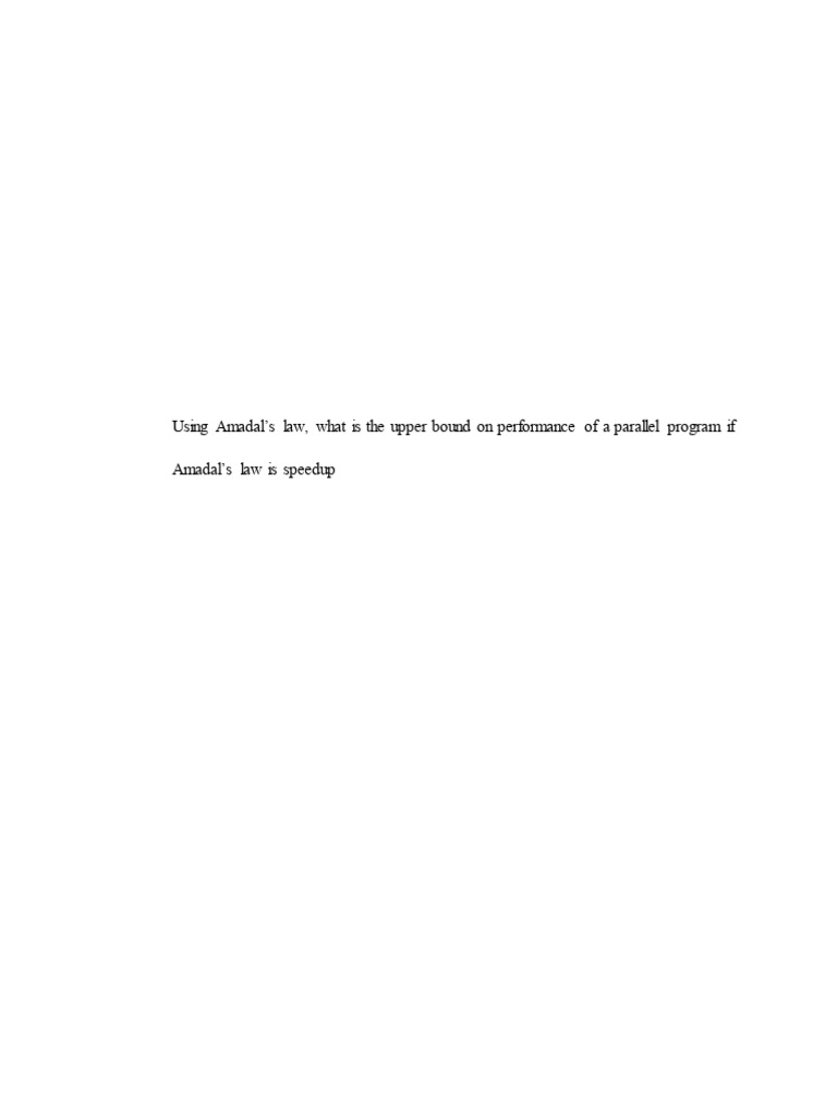 Parallel Computing Questions Bank | PDF | Parallel Computing | Computer ...