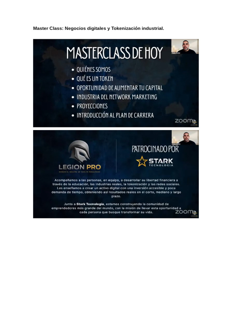 Master Class | PDF