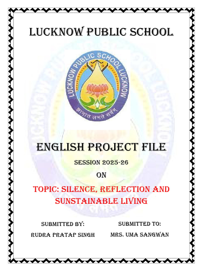 Lucknow Public School Rudra | PDF