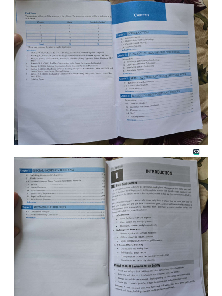 Building Technology Part 2 Chapter 4,5,6 by Thaman Sir | PDF