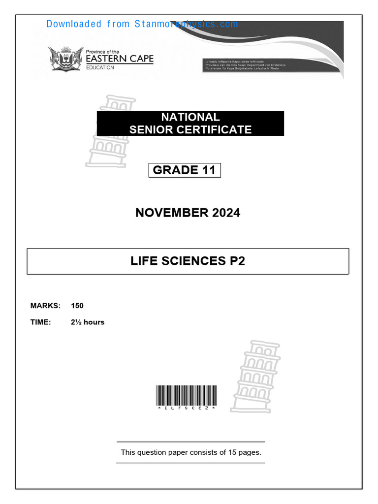 WP Contentuploads202502EC Life Sciences Grade 11 November 2024 P2 and ...