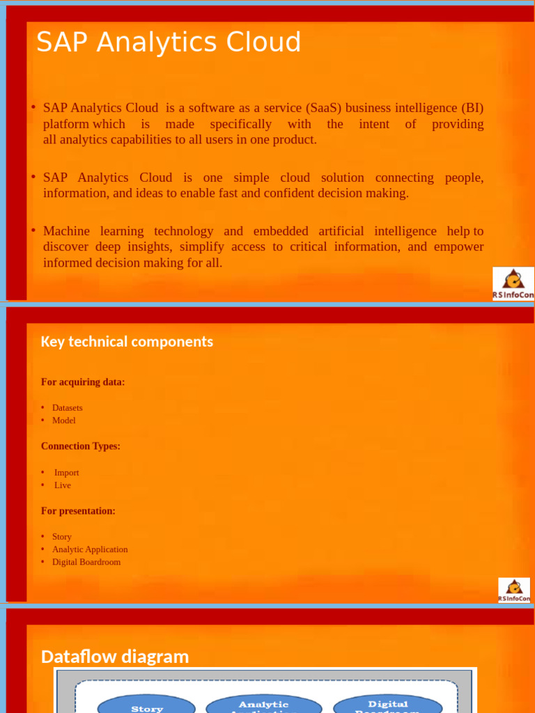SAP Analytics Cloud Overview and Features | PDF