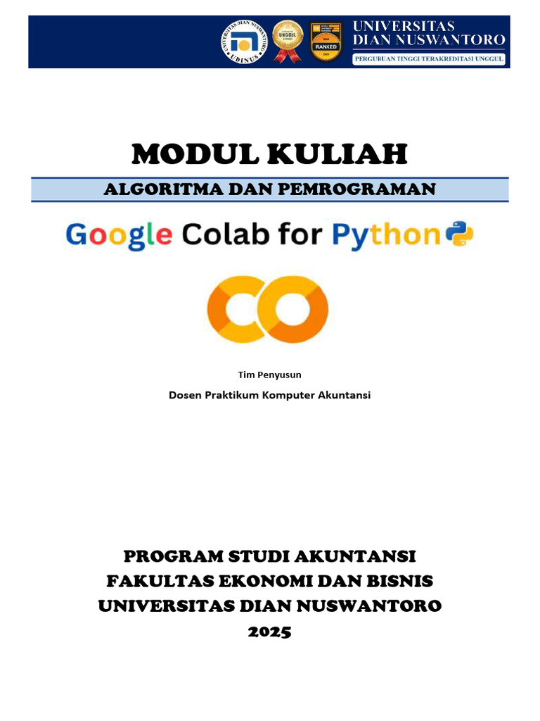 Alpro (Python Colab) Sesi 3 | PDF