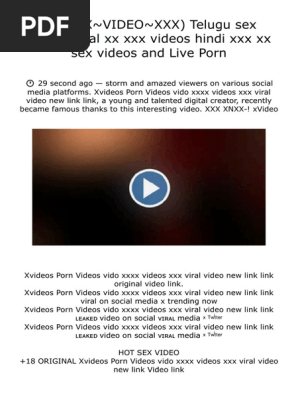 Trending Telugu Sex Videos Online PDF Video Social Media 