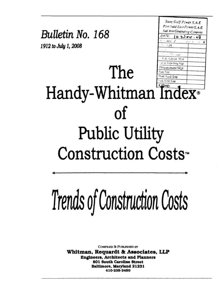 Handy Whitman Index Electrical | PDF | Business