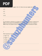 Hard SAT Math Module 2 Practice | PDF | Mathematics | Elementary ...