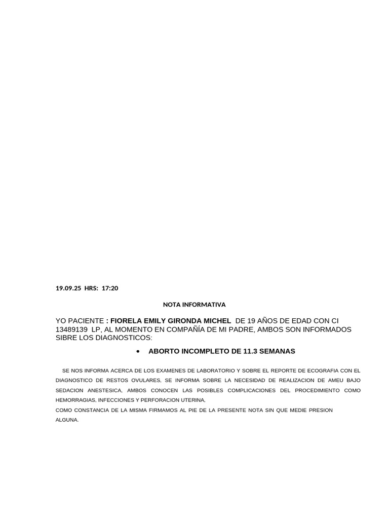 Nota Informativa Val | PDF