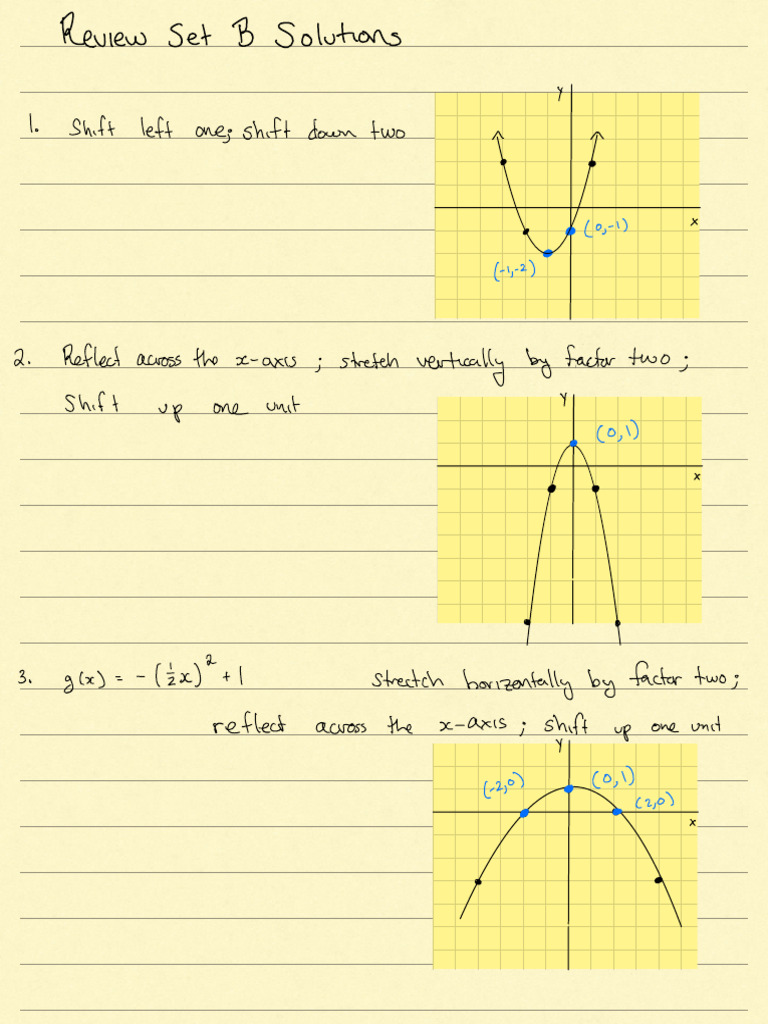 Review Set B Solutions | PDF | Graph Theory | Mathematical Relations
