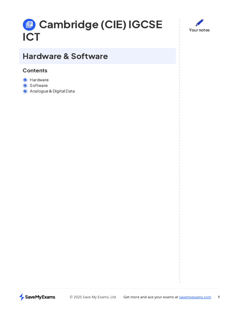 Hardware & Software | PDF | Graphical User Interfaces | Computer Hardware