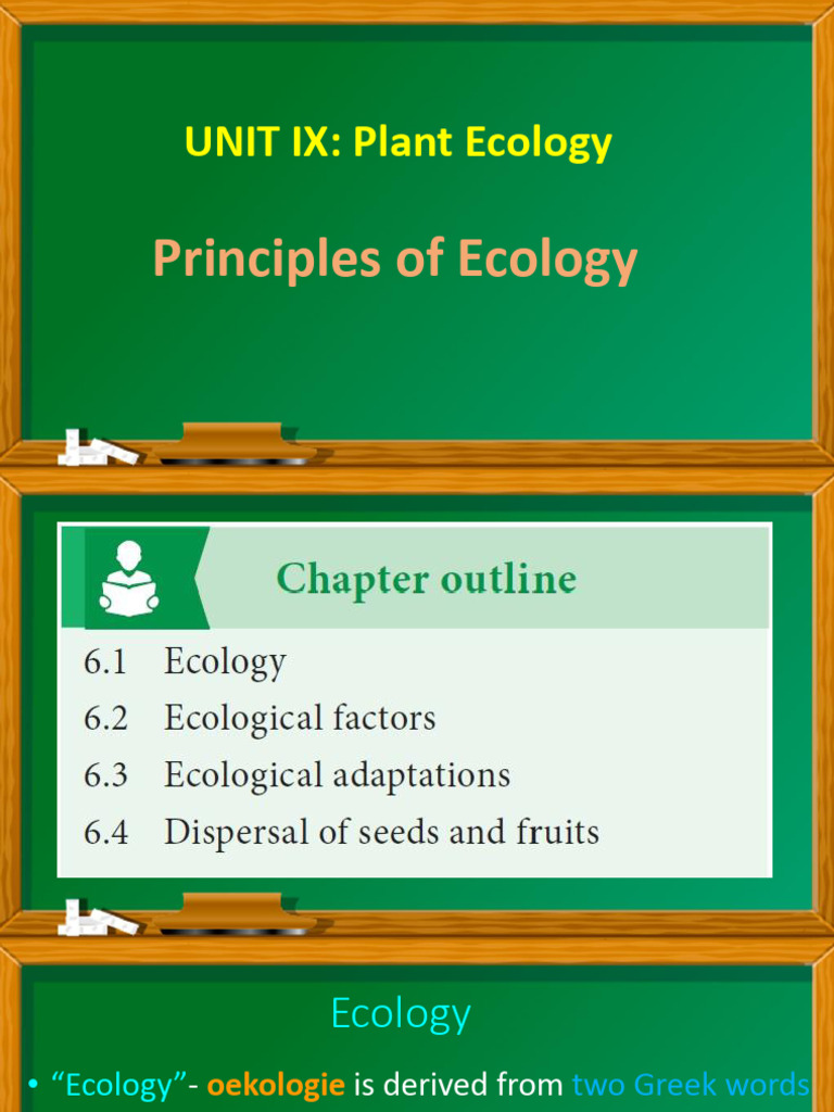 Chapter 6 Principles of Ecology | PDF | Soil | Ecology