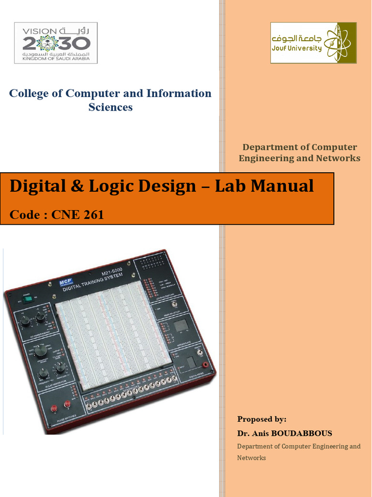 CNE 261 Lab Manual FsU | PDF | Logic Gate | Electrical Circuits