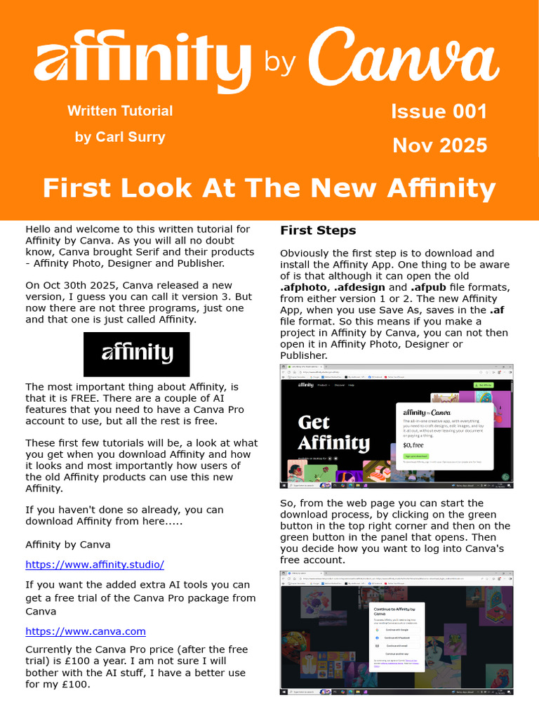 Affinity by Canva: User Guide and Setup | PDF | Icon (Computing ...